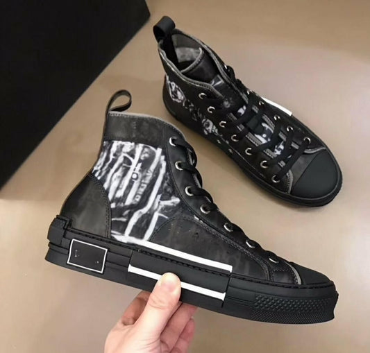 Designer Black High Top