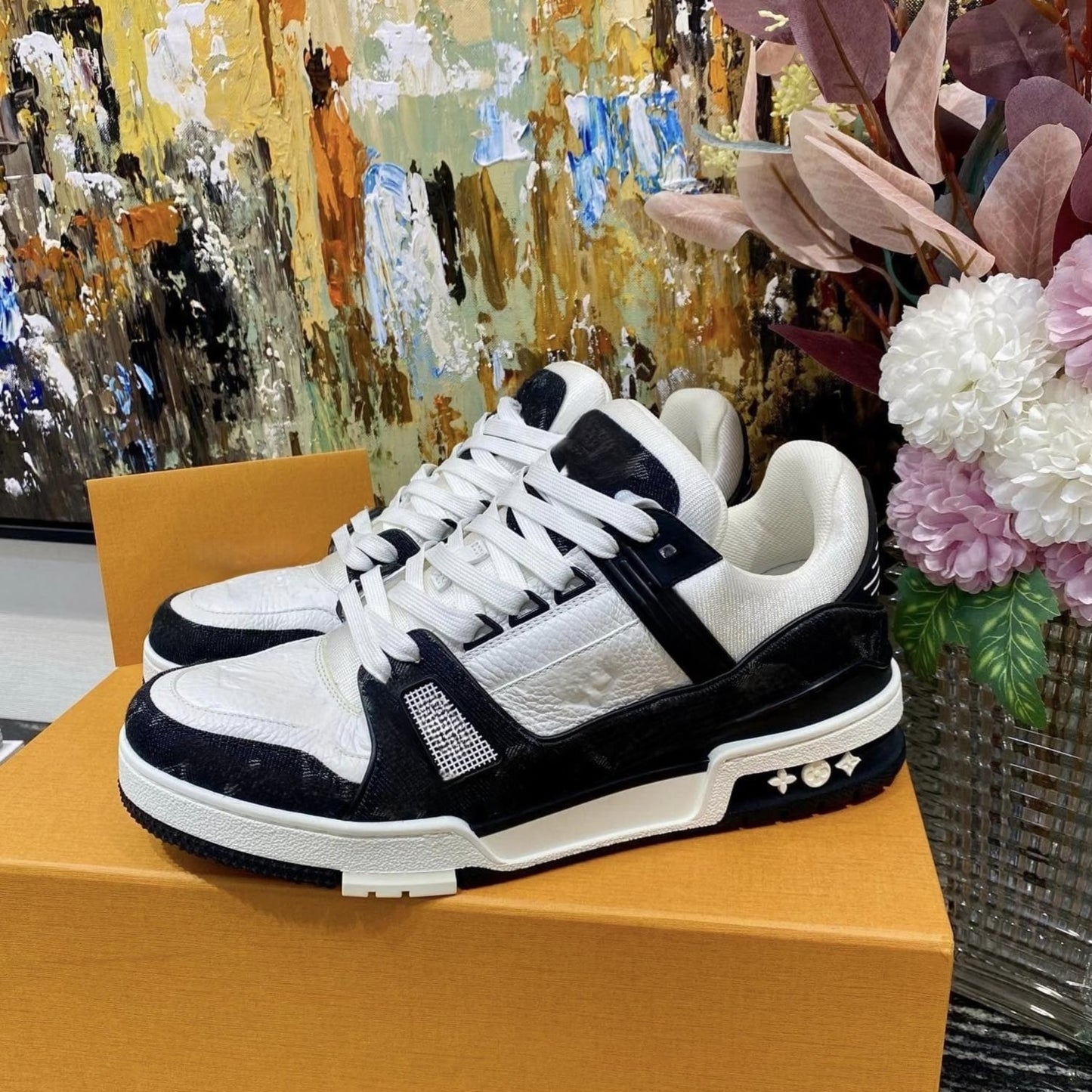 Designer Black Trainers