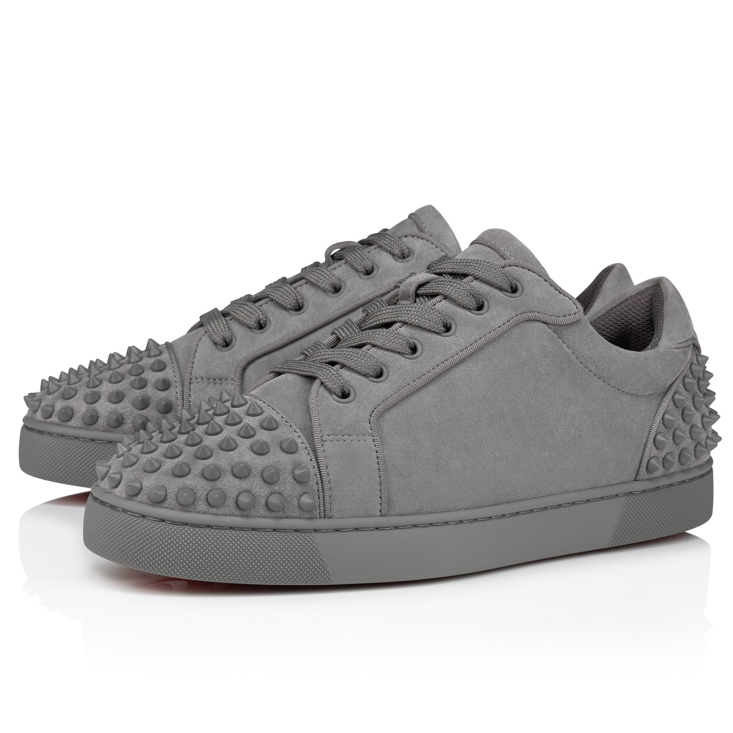Designer Grey Low Red Bottom